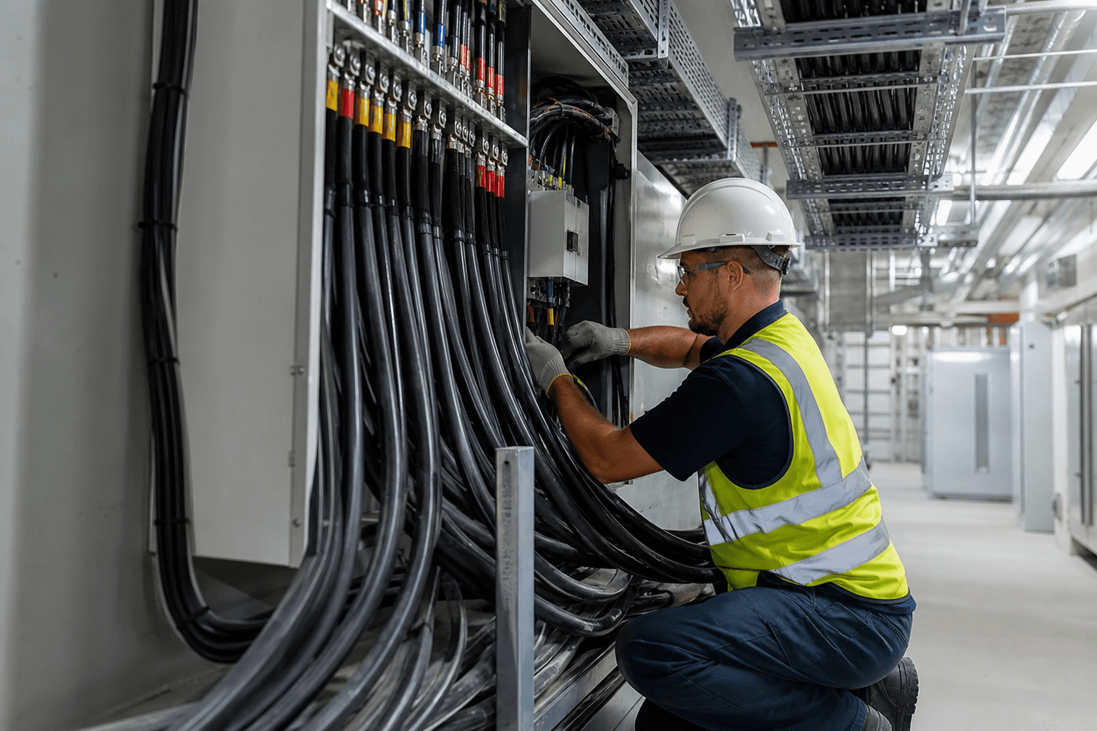 Utiliteitsproject voedingskabeltraject